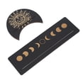 thumbnail image 1 of Wooden Tarot Card Stand Holder, 2 Pieces Moon Phase Tarot Card Altar Stand Tarot Card Holder Stand Rectangle Moon Shape Display Wooden Card Stand  Witch Divination Tools, 1 of 8