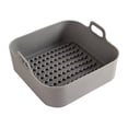 thumbnail image 2 of Matsuzay Olla de silicona multifuncional, gruesa, cuadrada, bandeja para hornear con calefacción, herramienta para restaurante, almohadilla para freidora Herramientas y accesorios para hornear Gris/L Matsuzay HA007280-06, 2 of 6