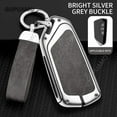 thumbnail image 5 of For VW Volkswagen D 3 buttons key case Golf 8 Accessories Zinc alloy+leather Car Remote Key Case Cover Shell Fob, 5 of 28