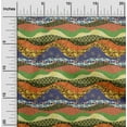 thumbnail image 2 of oneOone Georgette Viscose Red Fabric Floral Sewing Craft Projects Fabric Prints By Yard 42 Inch Wide, 2 of 5