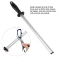 thumbnail image 3 of Sharpening Rods,600# 12inch Portable Kitchen Knife Sharpening Tool Sharpener Rod Finest Materials, 3 of 8