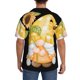 thumbnail image 3 of Balery Sunflower Gnomes 3 Camisa Casual de Manga Corta con Botones para Hombre, Texturizada, Estilo Cubano, para Playa, Verano-XX-Large, 3 of 5