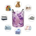 thumbnail image 4 of Purple Crystal Laundry Hamper Small Storage Basket/Toy Organizer/Dirty Clothes Bucket, 4 of 5