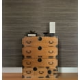 thumbnail image 2 of Kenneth James Marcin Brown Grasscloth Wallpaper, 36-in by 24-ft, 72 sq. ft, 2 of 4