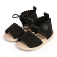 thumbnail image 5 of FDDMis Baby Shoes 12-18 Months Baby Size 3 White Baby Ballerina Shoes for Girls 4-6 Girls Size 10 Shoes Boys Shoes Size Little Kid Fancy Shoes, Black 12-18 Months, 5 of 8