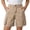 0#^Khaki193, variant on WOYY Girls Cargo Shorts Kids Unisex School Uniform Khaki Shorts with Pockets, Sizes 5-15, Khaki