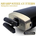 thumbnail image 4 of SUPREME TRIMMER - Afeitadora de papel de aluminio STF600 (60 min de tiempo de ejecución) Pro Barber Electric Razor Cald Head - Black Crunch Lite, 4 of 5