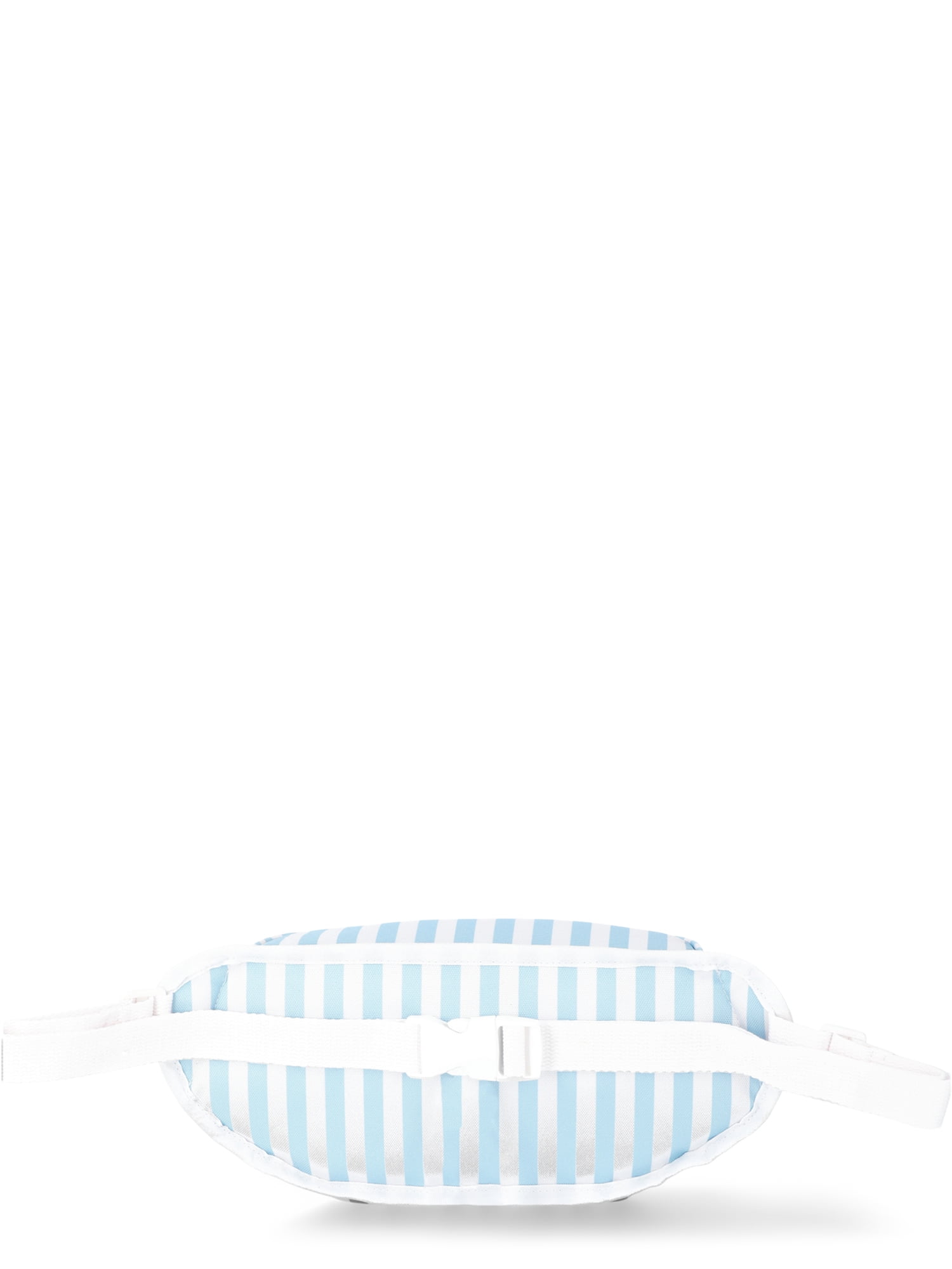 No Boundaries Beach Cooler Fanny Pack, Blue Stripe, Women’s