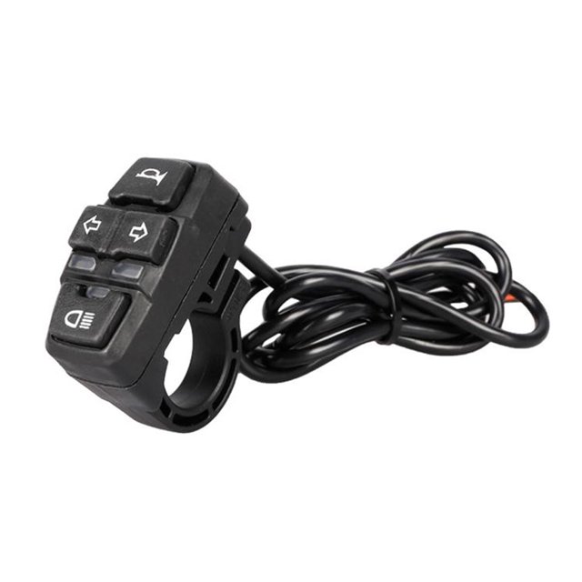 Ruiboury Scooter Électrique Interrupteur IP64 Moto Imperméable Guidon Bouton Tourner le Module de Contrôle Accessoires Pièces de Rechange 48V