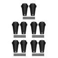thumbnail image 1 of Eigraketly 1 par de guardabarros de plástico para bicicleta de montaña, guardabarros para Dirtboard, piezas decorativas para ciclismo, tipo 4 Fibra de carbon 5piezas, 1 of 6