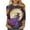 Multicolor, variant on Fjofpr Womens Tops Plus Size 5X Ladies' Halloween Fashion Printed Round Neck Three Quarter Sleeve 3/4 Sleeve T-shirt Loose Top