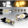 thumbnail image 5 of For Chevy Silverado1500 2500 White /Amber Switchback LED Turn Signal Light Bulbs, 5 of 12