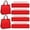 Red, variant on 100 Pcs Insulated Take Out Bags Bulk 9.5 x 6 x 9.5 in Thermal Insulation Food Bag for Coffee, Milk Tea, Hot Cold Food, Delivery Cooler Bag for Catering Restaurant Grocery Picnic (Red)