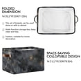 thumbnail image 2 of Yayeee 2 Pack Canvas Storage Basket with Handles for Shelves Fabric Bins Closet Organizer, Gray Sky Pattern, 2 of 8