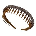 thumbnail image 2 of AYA Bling Rhinestone Flocking Headband Sparkly Crystal Diamond Head Bands For Women Teeth La Hoops Comb Headbands Hair, 2 of 4