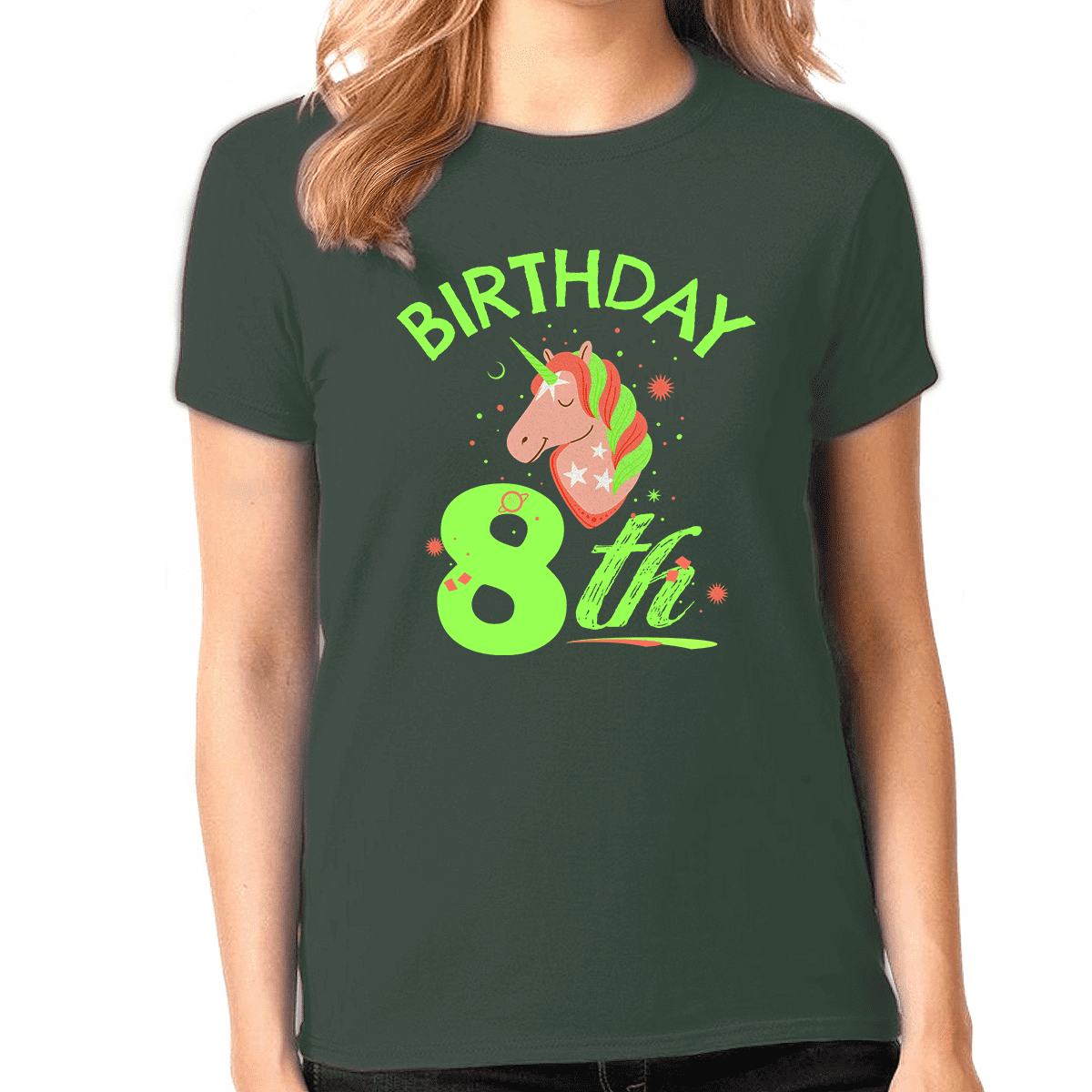 Birthday girl 2024 shirt size 8