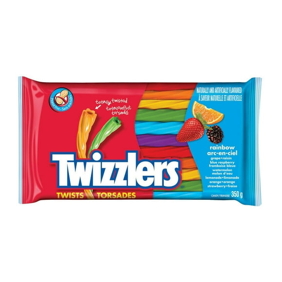 TWIZZLERS Twists Rainbow Candy, 350g