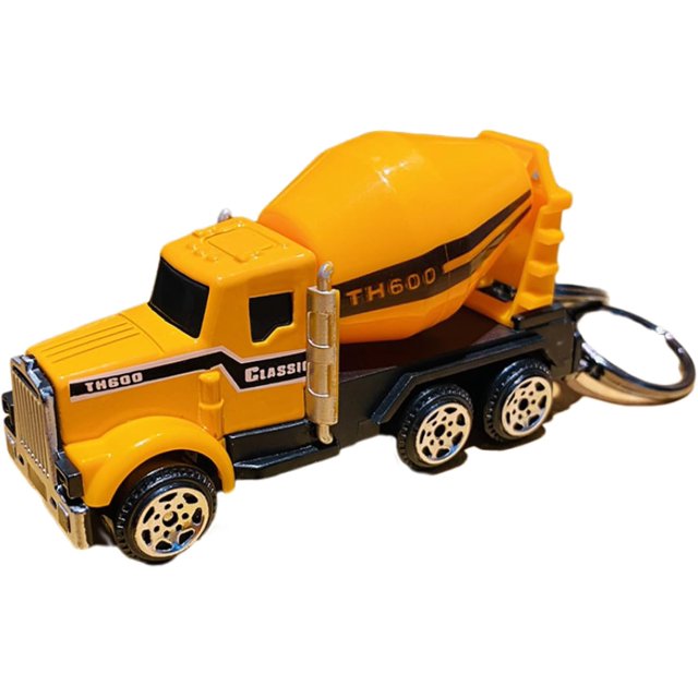 Yazoeia Key Chain 2 Pieces Alloy Engineering Truck Excavator Shovel Key Chain Backpack Handbag Key Chain CJC912-199701