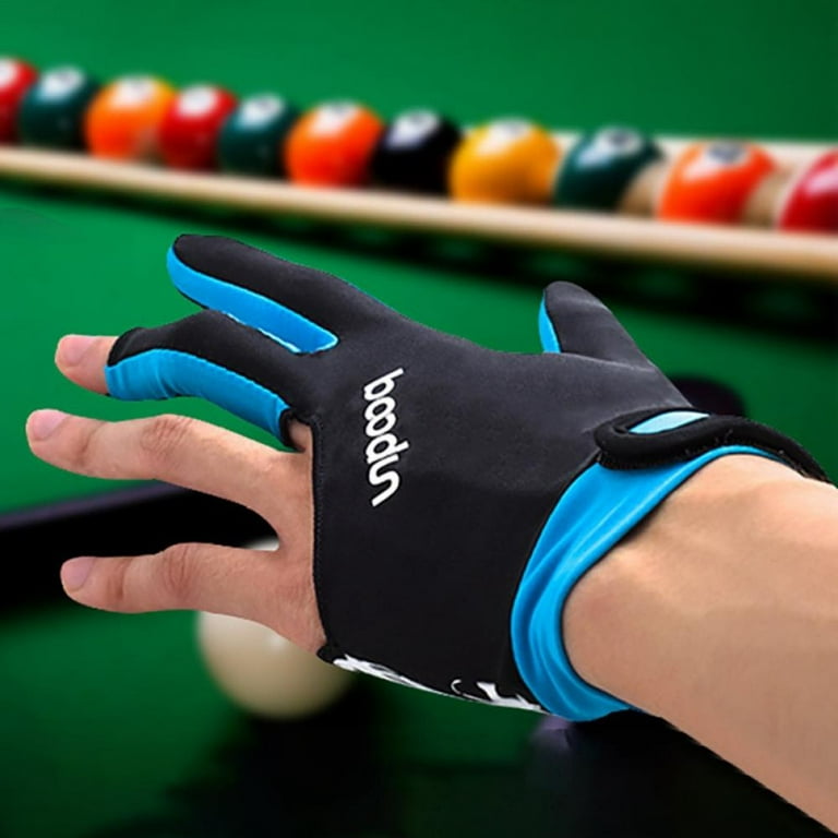 Pool Cue Gloves Snooker Cue Sports Glove 3 Finger Adjustable Pool Gloves  Billiards LeftHand Women - AliExpress
