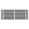 thumbnail image 2 of BUILDMART - 36x14 Modern AC Vent Cover - Decorative White Aluminum Air Vent - Standard Linear Slot Diffuser - Heating and Cooling Register Grille for Ceiling, Walls & Floors - Texas Buildmart, 2 of 8
