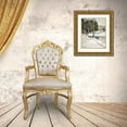 thumbnail image 3 of Symons, George Gardiner 26x31 Gold Ornate Wood Framed with Double Matting Museum Art Print Titled - The Old Stone Wall, 3 of 4