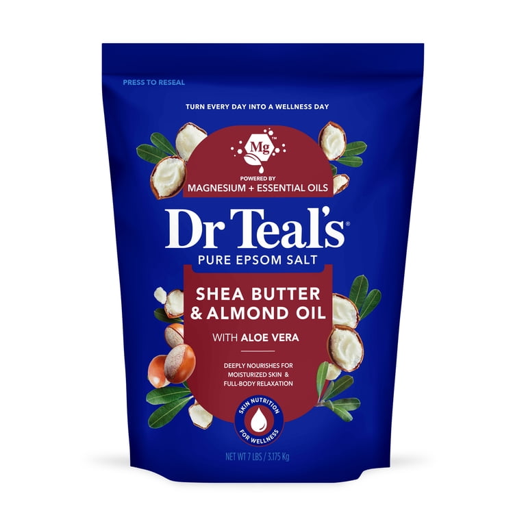 Dr Teal's Epsom Salt Soak With Shea Butter & Almond Oil, 7 lbs photo 8