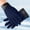 Blue, variant on LIZUOJUN Under $3 Touchscreen Gloves Thermal Gloves Winter Gloves Unisex Velvet Lined Windproof Anti-Slip Soft Stretchy Thin Warm Cold Weather Daily Essential Black,One Size