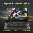 thumbnail image 4 of Lenovo V15 Gen 4 15.6" FHD Anti-Glare Laptop, Intel i5-13420H, 16GB DDR4 RAM, 672GB Storage (512GB SSD+160GB Docking Station Set), ‎Intel UHD Graphics, Number Pad, Webcam, Windows 11 Pro, Black, 4 of 9