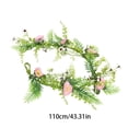 thumbnail image 2 of Lunxisen 4 Pcs Spring Easter Wreath Artificial Rattan for Home Wall Door Wedding Decoration Party Holiday Celebration Decor, 2 of 7