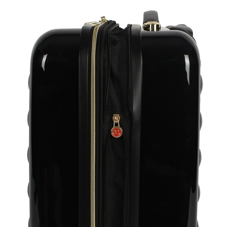 Betsey Johnson Designer 30 inch Checked Luggage - Durable