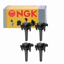 4 pc NGK 48993 Ignition Coils for 2505-98343 2IGC0104 36-8021 4609088AB 4609088AC 4609088AD 4609088AE 4609088AF 4609088AG 4609088AH 4609088AI 4801700 88921394 C533 E252 E252P E415 GN10187 IC261