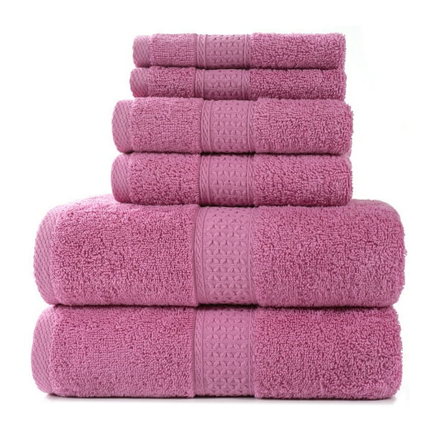 COUTEXYI Thick Bath Towel Set Bathroom Cotton Soft Absorbent Towels