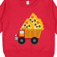 thumbnail image 3 of Inktastic Pizza Lover Food Truck Funny Toddler Sweatshirt, 3 of 4