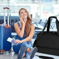 thumbnail image 5 of LACKUST Women's Travel Duffel, Weekender Overnight, Gym Tote, Shoe & Wet Pocket, Carry On, USB Charging,Black, 5 of 7
