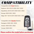 thumbnail image 2 of Llavero remoto de repuesto SUPALAND para Ford Explorer Expedition 2018-2022 Edge 2017-2022 Escape Lincoln Navigator Aviator 2020-2022 Corsair, 2 of 9