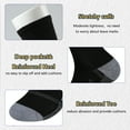 thumbnail image 3 of COOPLUS Mens Crew Athletic Socks Moisture Wicking Cushioned Socks 6 Pairs, 3 of 6