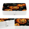 thumbnail image 4 of Pumpkin PU Leather Jewelry Stand with Removable Compartment and Portable Display Case - Necklace and Travel Organizer, 4 of 6