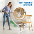 thumbnail image 6 of oshang Flat Mop and Collapsible Bucket OG7, Mop and Bucket for Floor Cleaning, Foldable Bucket with Wheels, 2 Washable & Reusable Microfiber Pads, 6 of 8