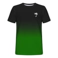 thumbnail image 3 of Styesk T-Shirts pour Homme Hommes Imprimé Col Rond Décontracté Mode Manches Courtes Chemisiers Col Rond Chemises, 3 of 4