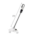 thumbnail image 4 of CURYMAY 2026 New Wireless Vacuum Cleaner Household | Handheld Wet Dry Mop Machine | Powerful 8500Pa Suction | Lightweight 1.2Kg | 1800Mah Rechargeable Battery | 600Ml Dust Cup | White | Multi-Surface, 4 of 7