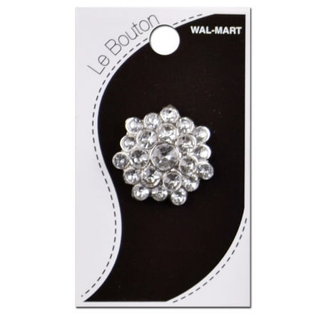 Glitz Crystal Shank Button