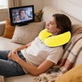 thumbnail image 4 of Almohada De Apoyo Para El Cuello En Forma De U Almohada cervical en forma de U amarilla, almohada de viaje para oficina, siesta, avión y coche, cojín de espuma viscoelástica (1 unidad) JASKFLY, 4 of 9