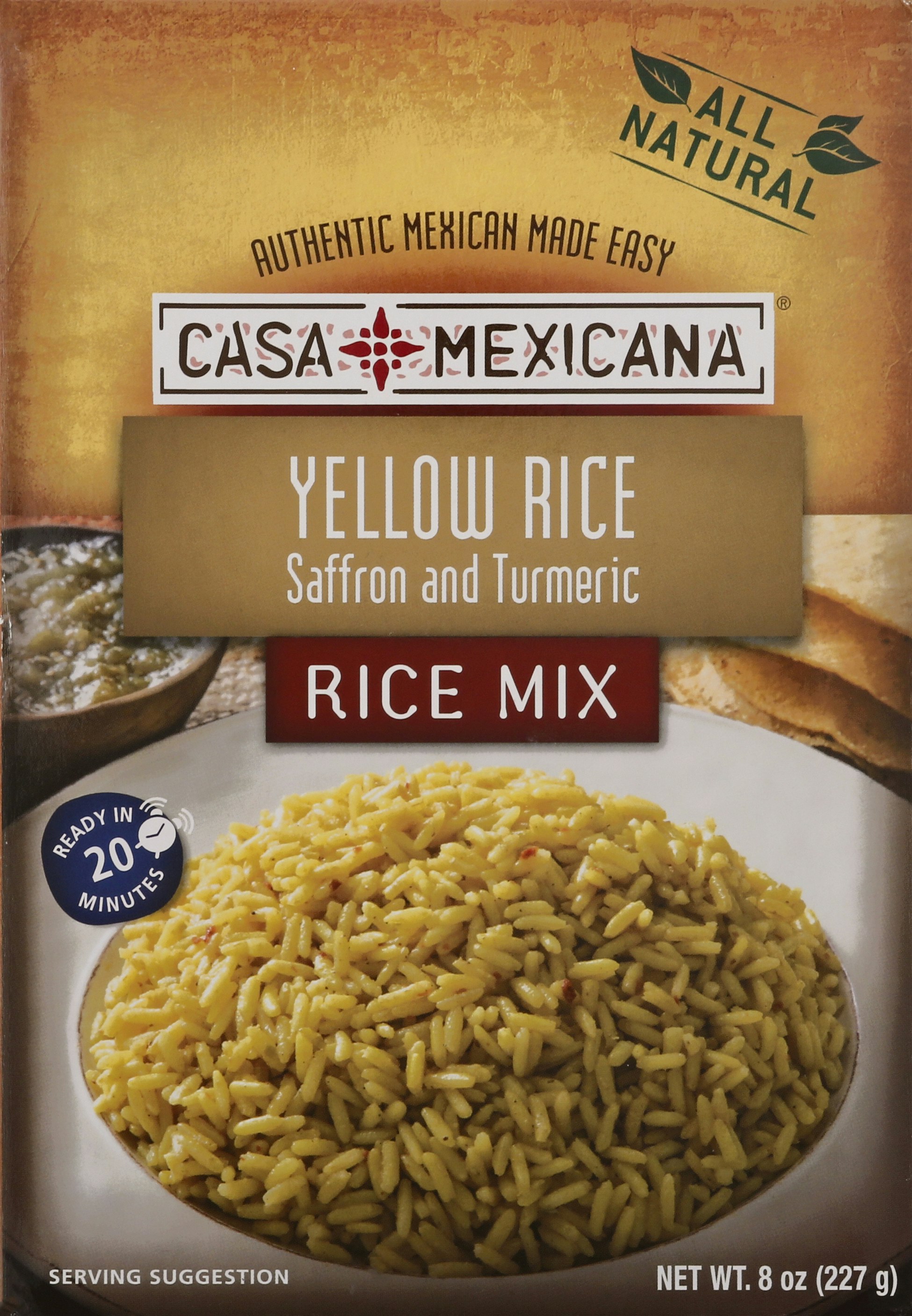 Casa Mexicana Yellow Rice 8 oz (Pack of 12)