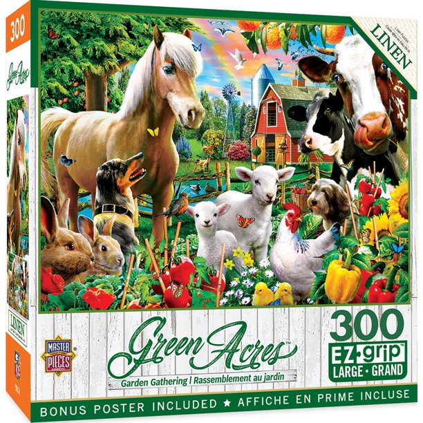 Rompecabezas MasterPieces Garden Gathering 300 piezas