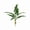 A, variant on Yatlte Artificial Palm Leaves Plants, Artificial Bird of Paradise Plant in Pot, Fake Monstera Turtle Leaf Tropical Large Palm Tree Leaves Plant Outdoor UV Resistant Plastic Plants