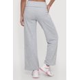 thumbnail image 4 of Women's Ruched Fold Over High Waisted Wide Leg Pull On Pants, 4 of 4