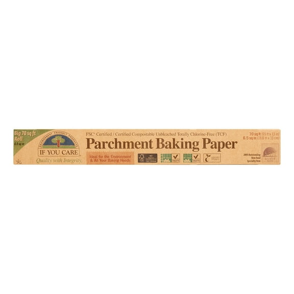 If You Care Parchment Baking Paper, Unbleached, 70 Sq Ft, 1 Ct