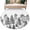 White Black, variant on Green Pine Tree Large Area Rugs for Bedroom Living Room, Soft Non Slip Carpet Bedside Rug, Vintage Watercolor Botanical Rectangular Floor Cover Kitchen Accent Rug 2'x3' for Dining Room/Office