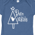 thumbnail image 4 of Inktastic Buon Natale Christmas Tree with Heart and Star Boys or Girls Baby Bodysuit, 4 of 5