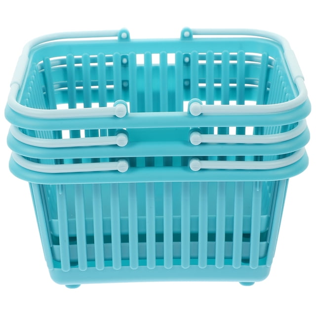 Miangastore 3 Pcs Fruit Vegetable Baskets Portable Storage for Cosmetics Jewelry Cards Stationery